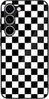 Tnarru Compatible with Samsung Galaxy S23+ Case Checkered Pattern Hard PC Back and Soft TPU Sides Scratchproof Shockproof Protective Case for Sams...