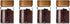 Oidium Small Glass Jars with Airtight Lids,4-Pack 3 oz Glass Jars with Bamboo Lids,Coffee Bean Storage.Small Mason Jars For Flour,Sugar,Spices,Tea...