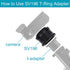 SVBONY SV196 Camera Adapter Wide M48 to NEX E-Mount Ring Adapter Compatible with Sony NEX Alpha Body Camera...