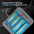 AA Rechargeable Batteries with Charger 4 Pack Fast Charging 2A 1 Hour 1.5v Lithium ion Double A Battery Rechargeable High Capacity 3300mWh with 15...