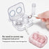 4 Pack Flip Top Clear Contact Lens Case Travel Kit, Cute Contact Case Holder with Tweezers Remover Tool, Contact Lens Soak Storage Kit for Travel ...