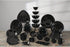 G.E.T. 0180-BK-EC Melamine Rice/Cone Bowl, 8 Ounce, Black (Set of 4)...