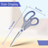 8.5" Scissors, 6 Pack Scissors All Purpose with Soft Comfort-Grip Handles, Sharp Scissors for Office Home DIY Craft Sewing Fabric Craft Supplies, ...