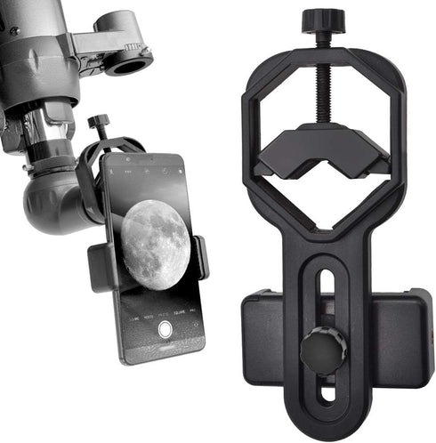 Smartphone Microscope Adapter Mount, Universal Phone Scope Mount, Work with Telescope Spotting Scope Microscope Monocular Binocular - Fits iPhone,...
