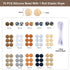 70Pcs Animal Silicone Beads Bracelet Making kit, 15mm Soft Rubber Round Beads Crafts for Keychain Wristlets Pacifier Clips Teething Lanyards Neckl...
