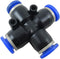 5 PCS 5/16" (8mm Pneumatic Equal Cross Union Push In Fitting Quick Connect Air Tube...