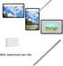 Galaxy Tab S9 FE Stylus Pen for Samsung Galaxy Tab S9 FE / S9 FE+ / S9 /S9 FE Plus/ S9+ SM-X510, SM-X516B S Pen with Nibs (Green)...