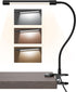 JHD LED Desk Lamp with Clamp - Adjustable 3 Modes, 10 Brightness Levels, USB Eye Caring Flexible Gooseneck Desk Light, Perfect for Home Office, Do...