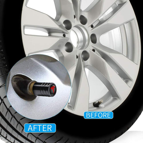 4 Pcs Metal Car Wheel Tire Valve Stem Caps Replacement for Tesla Logo Styling Decoration Accessories…...