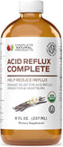 Acid Reflux Complete 8oz - Natural Organic Liquid Heartburn, GERD, & Amish Reflux Relief Remedy & Medicine...