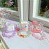 SGVAHY Cute AirPod Case for AirPods 3 Case Kawaii Clear Liquid Sequins Case Cover Hard Protective AirPod Case Wireless Charging Box with Color Cha...