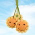 Car Interior Rear View Mirror Ornament Hanging Accessories Handmade Aesthetic Decor Crochet Sunflower Plant, 2 PCS...