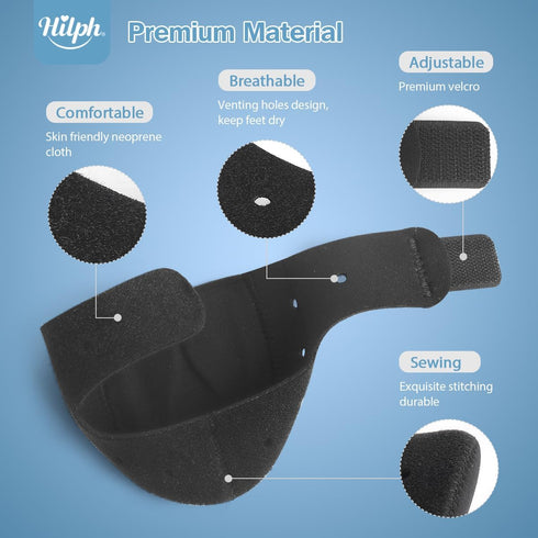 Hilph Heel Pads Protector for Plantar Fasciitis & Heel Pain Relief, Heel Cushions with Inside Gel Supports for Women Men Heels Spur Pain Relief, A...