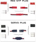 60Sets JST Servo Connector Kits Plug Male/Female Crimp Pin Cable Kit Compatible JST SYP Futaba servo Wire Extension Cable for RC Car Hitec Spektru...