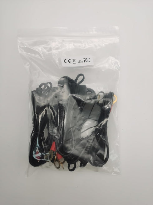 iMESTOU 2FT SAE to O Ring Terminal Harness 2 Pin Quick Disconnect Plug, Eyelet Terminal Harness Extension Charge Cord Quick Disconnect SAE Connect...