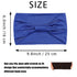 Woeoe Headbands for Women, Wide Headband for Women, Stretchy Workout Hair Bands, 4-Pack, Black, Bow Style...