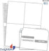 W-2 Envelopes, Tax Double Window Security Envelope for 4-Up Style W-2 Tax Forms, Self Seal, 25 Pack...