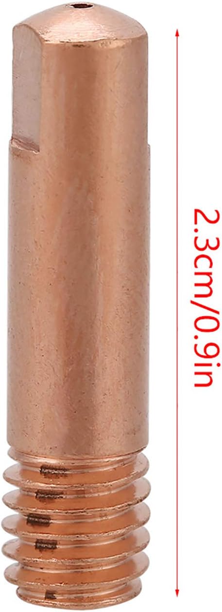 20-pk Contact Tip 0.030 Miller MIG Welding Consumables Tips for 15AK MIG/MAG/ARC Welding Torch Welding Gun Accessories 20 Pack 0.8/1.0mm (0.8mm / ...