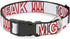 Buckle-Down 16-23" Omg…Give Me A Break!!! White/Red Plastic Clip Collar, Wide Medium...