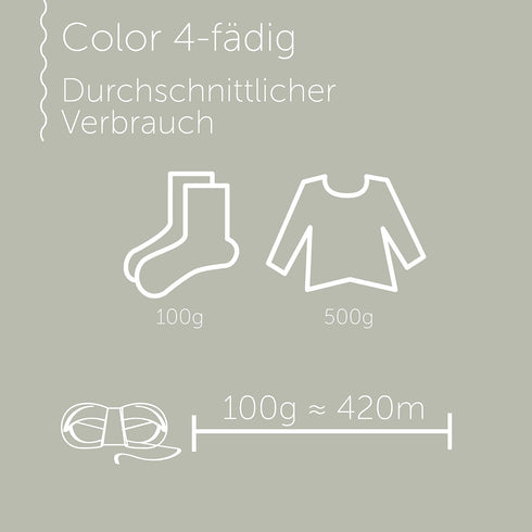 Regia 100 gr Sock Wool 4-ply Mix -it Tropical Color Col. 938......