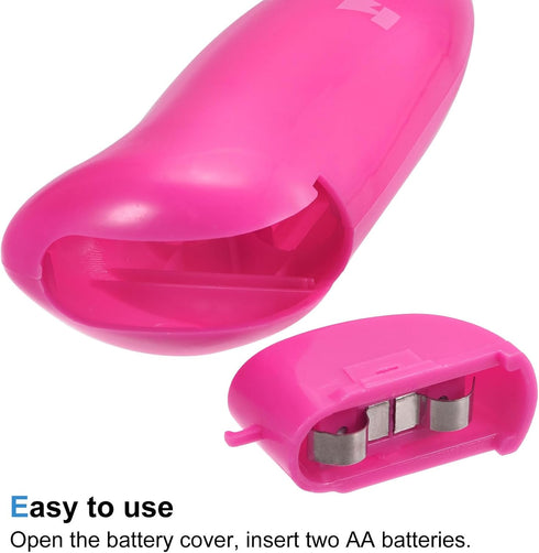 MECCANIXITY Mini Electric Tumbler Stirrer, Handheld Mixer Battery Operated Stirring Pink for DIY Glitter Tumbler Cup...