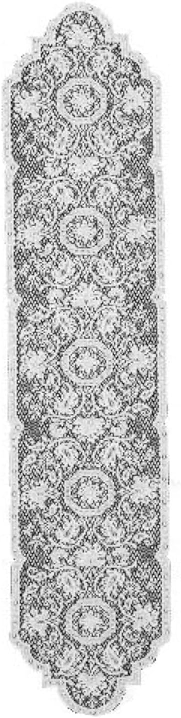 Heritage Lace Medallion 14-Inch by 72-Inch Runner, Blue Haze...