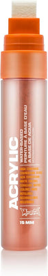 Montana Cans Acrylic Paint Marker, 15mm, Standard Nib, Shock Orange (045397)...