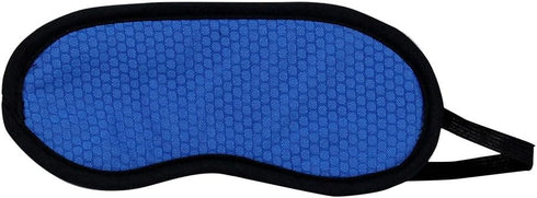 Cloudz - Memory Foam Neck Pillow with Sleep Mask: Sporty Blue/Black Plush...