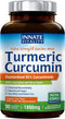 Innate Vitality Turmeric Curcumin Supplement, 1800mg per Serving, with Black Pepper, 95% Curcuminoids, Joint Support, High Absorption, Non-GMO, 90...