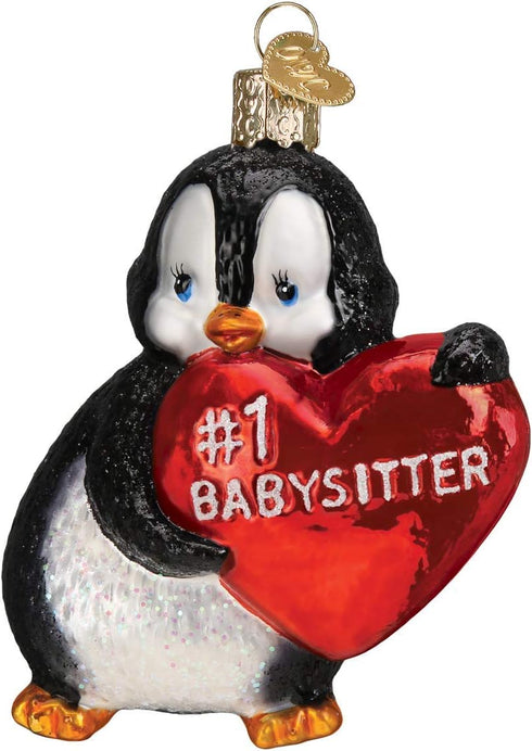 Old World Christmas Best Babysitter Glass Blown Ornaments for Christmas Tree...