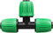 Drip Irrigation Fittings for 1/2 inch Tubing (0.60"-0.63" OD), 12 Pieces Barbed Tee Drip Parts Locked Tee Connectors, 3 Way Drip Line Nuts Connect...