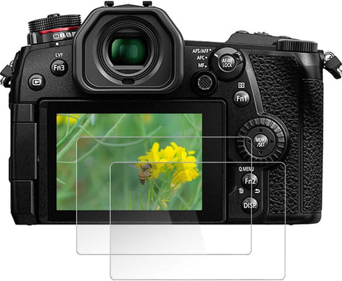 Tempered Glass Screen Protector for Panasonic Lumix DC-G9 G8 G7 G7 Mark II/DMC-GX7 Mark II GX7 III / GX9 GX8 LX10 LX9 FZ300 FZH1 / Ricoh GR III (2...