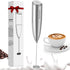Hand Mixer Milk Frother for Coffee - Dutewo Frother Handheld Foam Maker for Lattes, Electric whisk Drink Mixer Mini Foamer for Cappuccino, Frappe,...