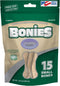 Bonies Natural Calming Formula Small-Sized Single Bone - Contains Chamomile & Lavender, Help Anxiety, Excessive Barking & Trembling, Chicken Flavo...