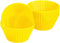 uxcell 18Pcs Silicone Cupcake Liners, Non-Stick Baking Cups, for Cooking Eggs, Baking Muffins and Make a Cake(Yellow)...