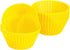 uxcell 18Pcs Silicone Cupcake Liners, Non-Stick Baking Cups, for Cooking Eggs, Baking Muffins and Make a Cake(Yellow)...