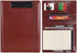 Wonderpool A5 PU Leather Clipboard Partfolio Recipe Binder Notepad Forms Holders Document Case - Interview Planner Meeting Writing Padfolio File f...