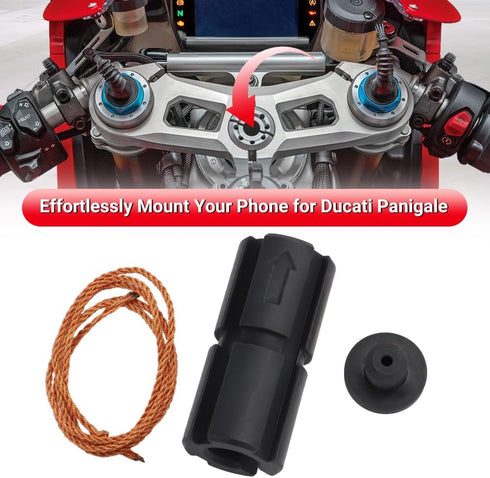 Stem Mount Adaptor for Quad Lock Rokform Effortlessly Mount Your Phone for Ducati Panigale-Perfect Phone Mount Solution...