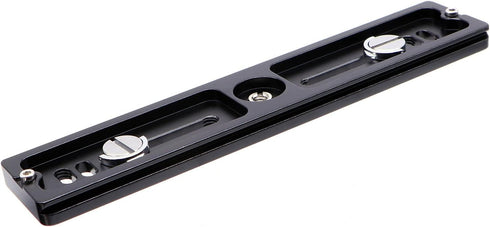 PU-200 200mm Universal Lengthened Quick Release Plate Slide Rail with D-Ring Screw for Tripod Ball Head DSLR Camera, Arca-Swiss Compatible...