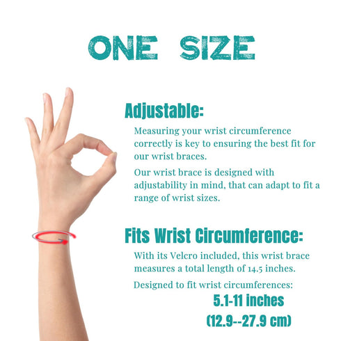 2 Pack Wrist Braces - Wrist Wraps for Carpal Tunnel, Arthritis, and Tendinitis Pain Relief - Fits Both Right and Left Hands - Compression and Supp...