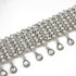Sexy Shining Crystal Full Rhinestone Choker Necklace Water Drop Pendant Necklace Statement Necklaces Wide Collar Necklaces for Lady Party Jewelry ...