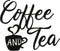 Ferraycle Coffee Sign Metal Hanging Wall Art 12 x 10.2 Inch Black Wall Decor Cafe Bar Letter Sign for Cafe Farmhouse Kitchen(Coffee and Tea)...