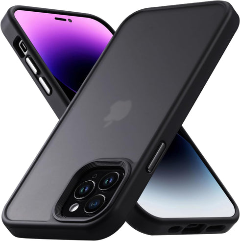 for iPhone 12 Pro Max Phone Case, Shockproof for Phone 12 Pro Max Case, Military Grade Drop Protection, Protective Hard Back Slim Translucent Case...