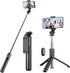 Selfie Stick Tripod with Detachable Wireless Remote, 4 in 1 Extendable Portable Selfie Stick & Phone Tripod Stand Compatible with Gopro, iPhone/Sa...