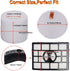 HIFROM Compatible with HEPA Filter & Foam Felt Filter Shark Rotator Powered Lift-Away Models NV650 NV650W NV651 NV652 NV750W NV751 NV752 NV831 NV8...