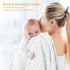 Baby Blanket White 100% Cotton Soft Breathable Knit Cellular Receiving Blankets for Newborn Infant Boy Girl, 30"x 40"...