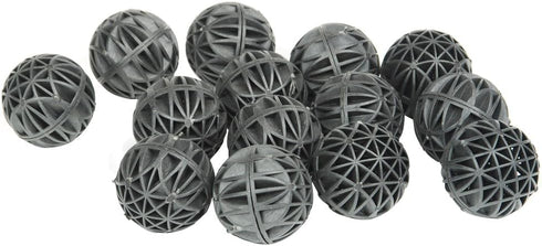 CNZ® 50pcs Black Aquarium Fish Tank Filter Bio-Balls Filtration Media, 1-inch (1-Pack)...