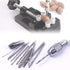 Manual Hand Drill Pin Vise + 20pcs Mini Drill Bit Set + 2pcs Drill Bit Chuck, Spiral Hand Push Drill Chuck Twist Bit Micro Tool for Jewelry Making...