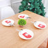 12Pcs Mini Christmas Stockings Snowflake Tableware Holders, Small Candy Pouch Bag Knife Spoon Fork Bag Christmas Socks Decoration for Xmas Decorat...