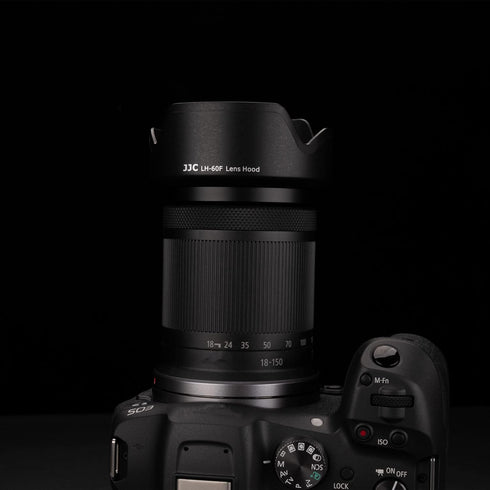JJC EW-60F Reversible Lens Hood for Canon RF-S 18-150mm F3.5-6.3 is STM Lens on EOS R7 R10 & for Canon EF-M 18-150mm F3.5-6.3 is STM on EOS M50 M6...